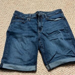 Roll Cuff Bermuda Shorts